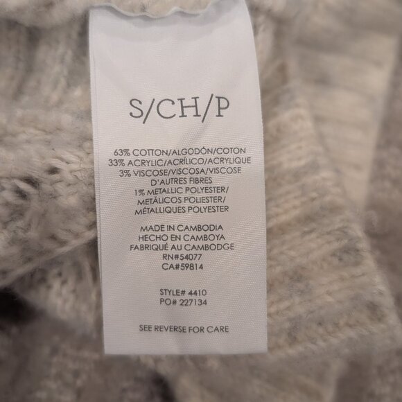 CAbi Chalet Fair Isle Pullover Sweater Oversized - Women's sz S - Picture 8 of 8